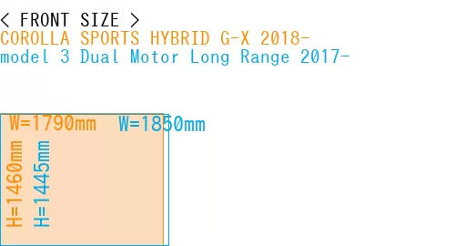 #COROLLA SPORTS HYBRID G-X 2018- + model 3 Dual Motor Long Range 2017-